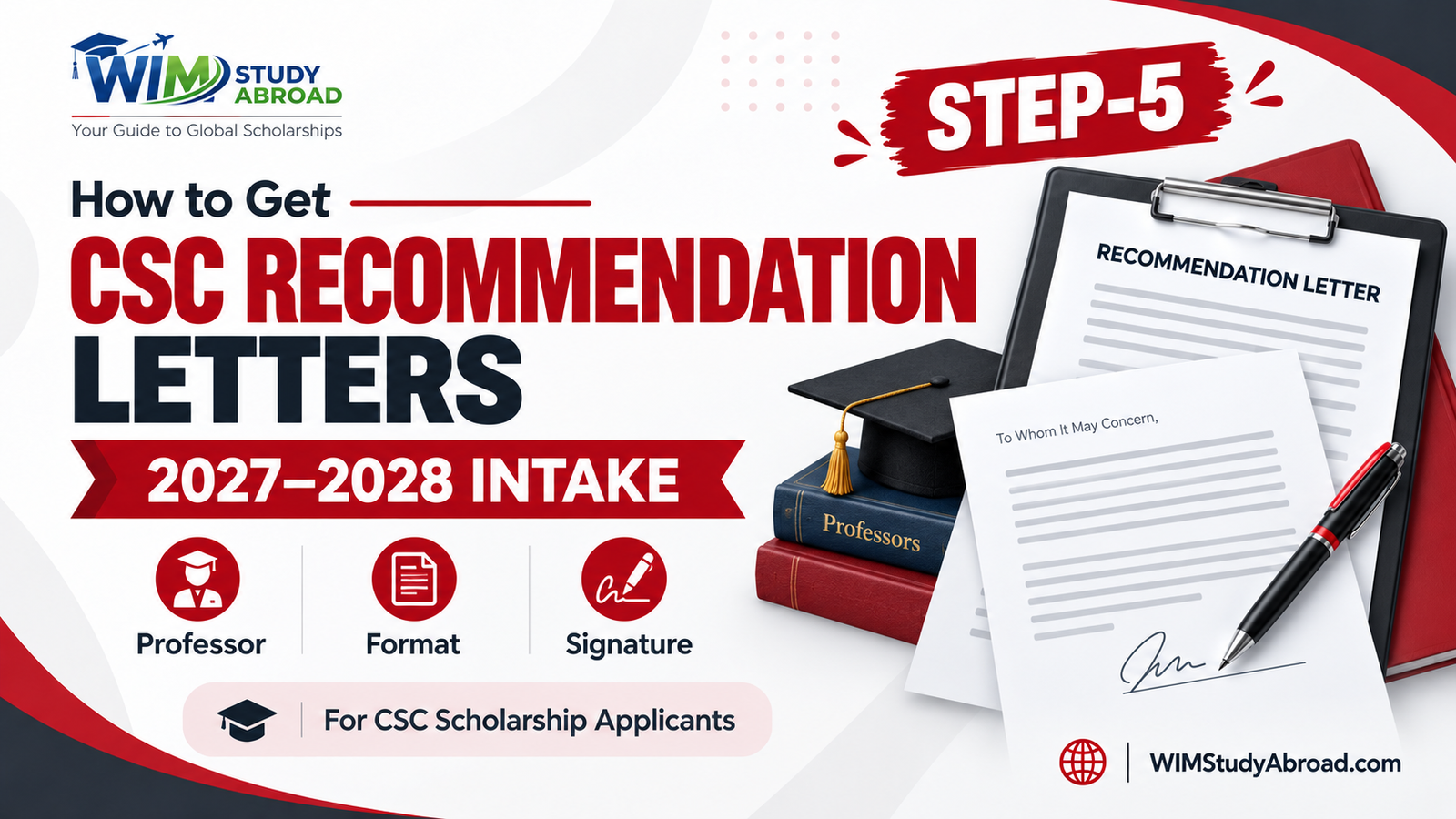 CSC Scholarship recommendation letters 2027–2028 guide for Master's and PhD applicants